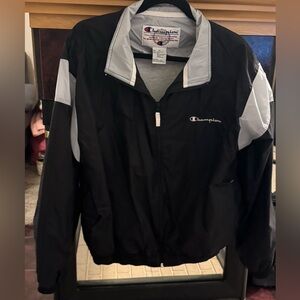 Champion Black and White Athletic Jacket